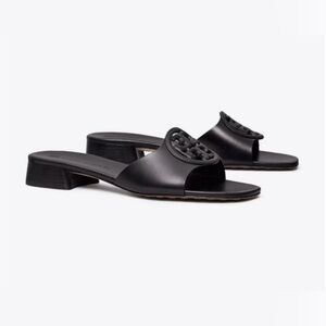 Tory Burch Bombe Miller Slides-perfect Black